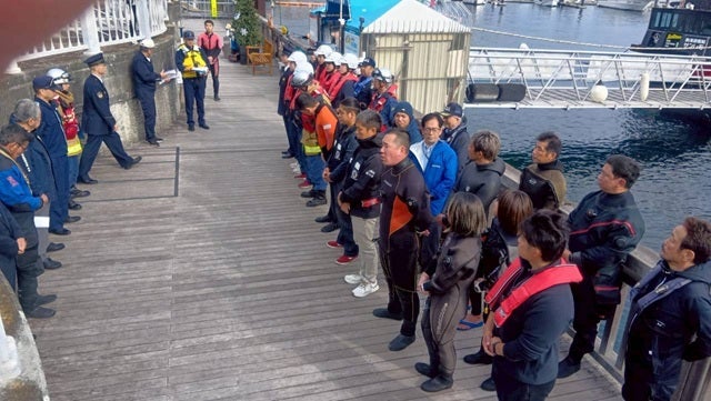 投稿についてもっと詳しく 11/25(月) 熱海海難救助合同訓練に参加しました